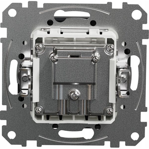Schneider Electric Sedna Design, Gniazdo R/TV/SAT końcowe (4dB), czarny antracyt 10139113 3606481467416