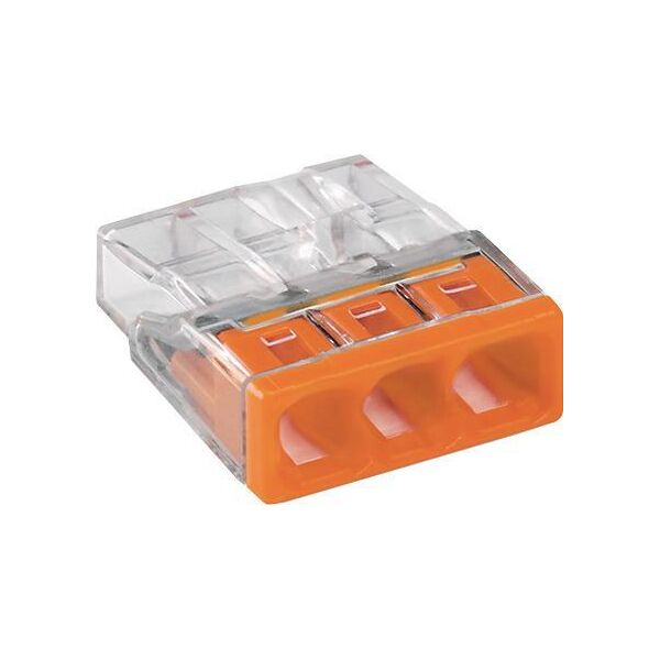 Wago Szybkozłączka 2273-203 3X0,5-2,5 MM2 pomarańczowa 5 szt. 10142617 5907522003036