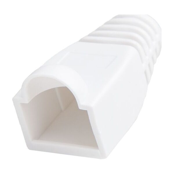 Unitek Osłona wtyku RJ45, 6 mm, 100 szt. biała 10163837 4894160047809