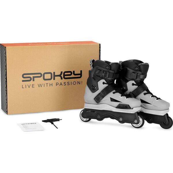 Rolki Spokey ShapeZ agresywne regulowane szare r. 42-43 10164794 5905339408723