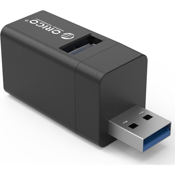 HUB USB Orico Mini hub 3x USB-A 2.0 (MINI-U32L-BK-BP) 10166008 6954301192299