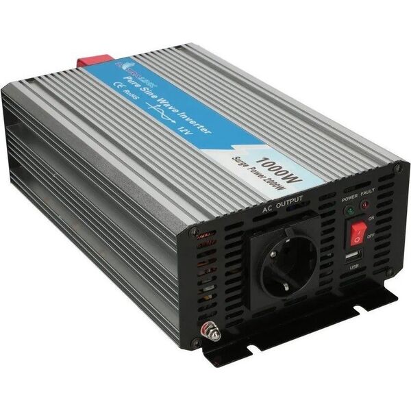 ExtraLink Extralink EXTRALINK VOLTAGE CONVERTER 12V - 230V, 1000W, PURE SINUS OPIP-1000W 10168709 5903148918143