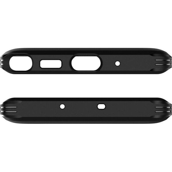 Spigen Etui Pancerne Spigen Tough Armor SAMSUNG GALAXY NOTE 10+ PLUS czarne 10169250 5903396124334