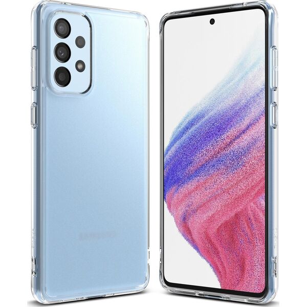 Ringke Ringke Fusion Matte etui pokrowiec z żelową ramką Samsung Galaxy A73 półprzezroczysty 10169318 8809848205347