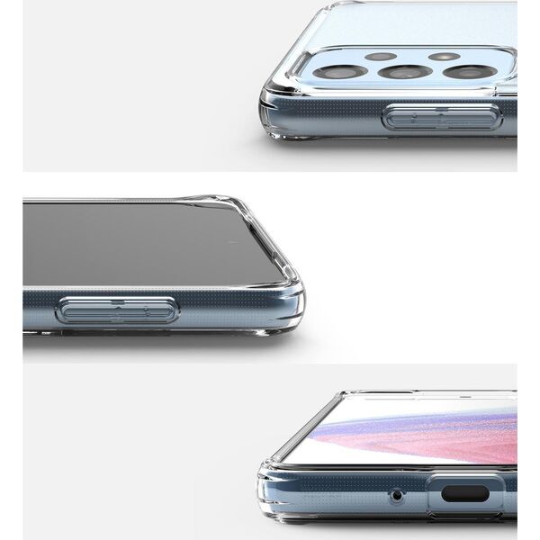 Ringke Ringke Fusion Matte etui pokrowiec z żelową ramką Samsung Galaxy A73 półprzezroczysty 10169318 8809848205347