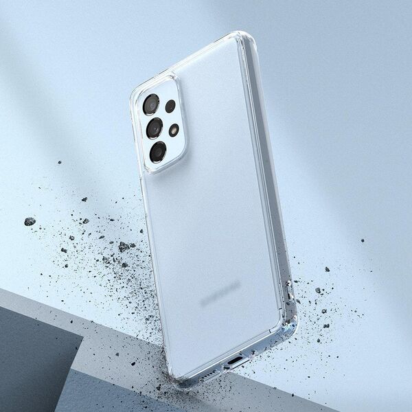 Ringke Ringke Fusion Matte etui pokrowiec z żelową ramką Samsung Galaxy A73 półprzezroczysty 10169318 8809848205347