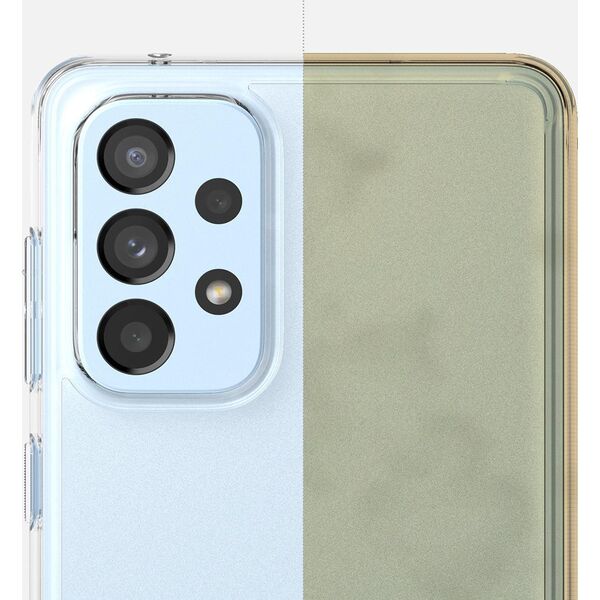 Ringke Ringke Fusion Matte etui pokrowiec z żelową ramką Samsung Galaxy A73 półprzezroczysty 10169318 8809848205347