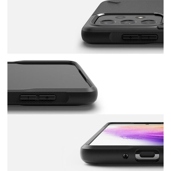 Ringke Ringke Onyx wytrzymałe etui pokrowiec Samsung Galaxy A73 czarny 10169332 8809848207211