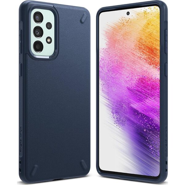 Ringke Ringke Onyx wytrzymałe etui pokrowiec Samsung Galaxy A73 granatowy 10169333 8809848207273