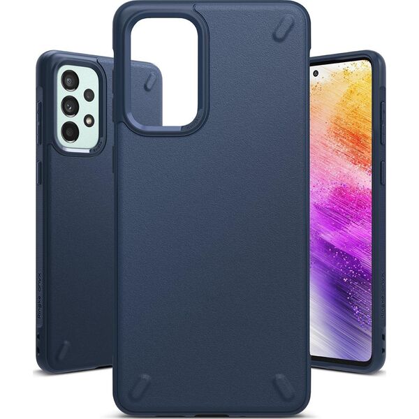 Ringke Ringke Onyx wytrzymałe etui pokrowiec Samsung Galaxy A73 granatowy 10169333 8809848207273