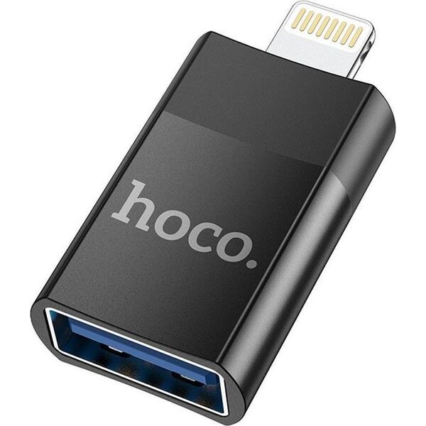 Adapter USB Hoco UA17 Lightning - USB Czarny  (6931474761989 [17891835]) 10179018 6931474761989