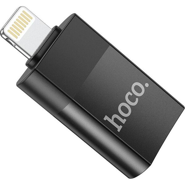 Adapter USB Hoco UA17 Lightning - USB Czarny  (6931474761989 [17891835]) 10179018 6931474761989