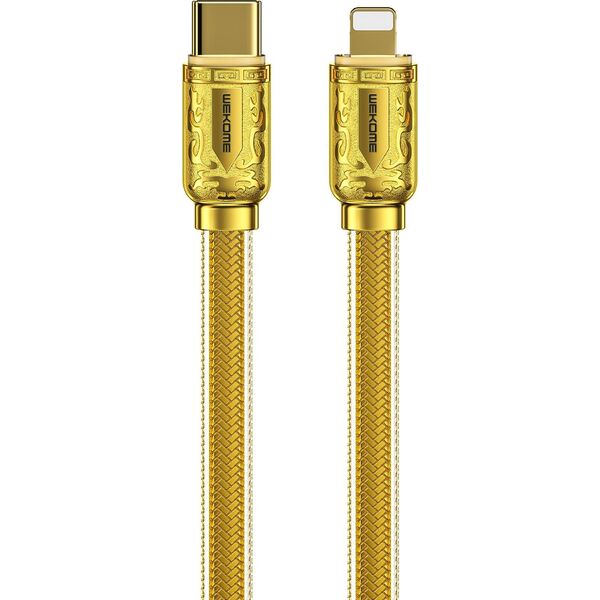 Kabel USB WK Design USB-C - Lightning 1 m Złoty (6941027620694) 10179328 6941027620694