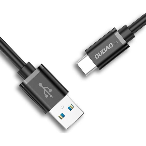 Kabel USB Dudao USB-A - USB-C 1 m Czarny (6973687242273) 10179462 6973687242275