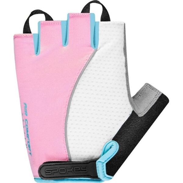 Spokey SPOKEY - Piacenza, rękawiczki rowerowe L WT/PK/BL 10182898 5905339410795