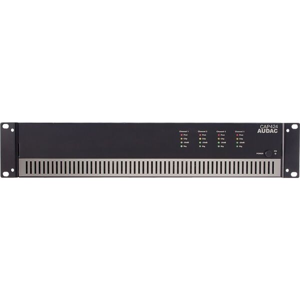 Audac AUDAC CAP424 Quad-channel power amplifier 4 x 240W 100V 10191164 5414795031166
