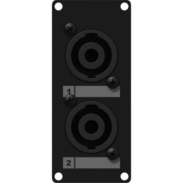 Caymon Moduł CASY ze złączami 2x NL4MP SpeakON (CASY142/B) 10191271 5414795037687
