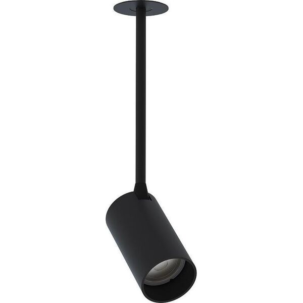 Lampa wisząca Nowodvorski Podtynkowy reflektorek metalowy Mono 7737 do garderoby czarny 10192767 5903139773799