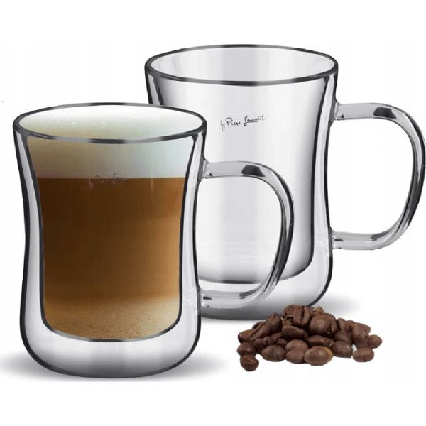 Lamart towar w Sosnowcu - Kubki i szklanki Lamart SZKLANKA LT 9033 400 ML VASO, 2 SZTUKI (Z UCHWYTEM) () - Morelenet_10192964 10192964 8590669313426