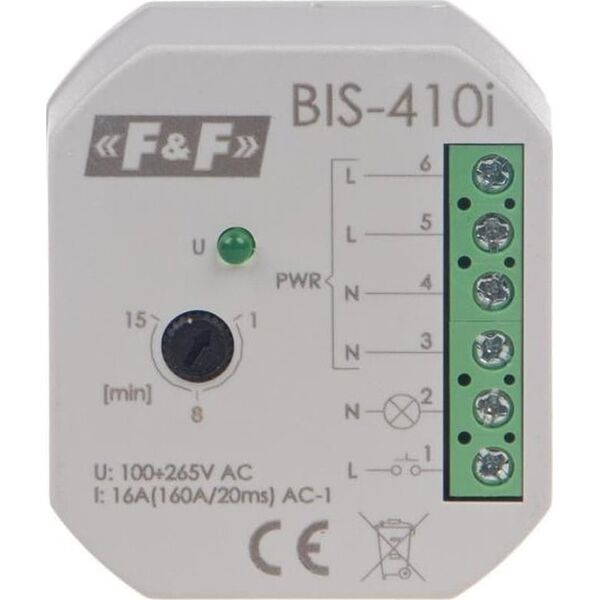F&F Przekaźnik bistabilny BIS-410-LED-24V 10247438 5908312590385