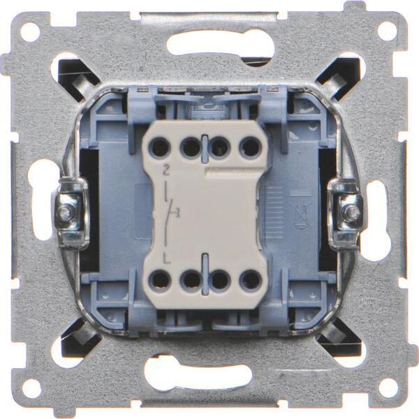 Kontakt-Simon Simon 54 Przycisk dzwonek” (moduł) 10AX 250V szybkozłącza czarny mat DD1.01/49 10250414 5902787870522