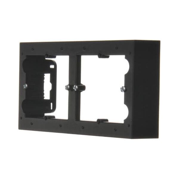 Kontakt-Simon Simon 54 Premium Puszka natynkowa 2-krotna do ramek PREMIUM. Głębokość 35 mm czarny mat DPN2/49 10250439 5902787872007