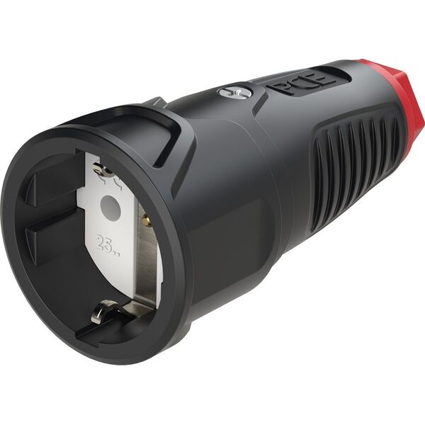 PCE Gniazdo przenośne gumowe 16A 2P+Z 230V SCHUKO VDE IP20 TAURUS2 2510-sr 10250544 9003399465420
