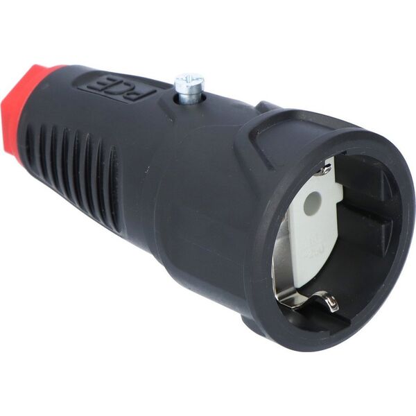 PCE Gniazdo przenośne gumowe 16A 2P+Z 230V SCHUKO VDE IP20 TAURUS2 2510-sr 10250544 9003399465420