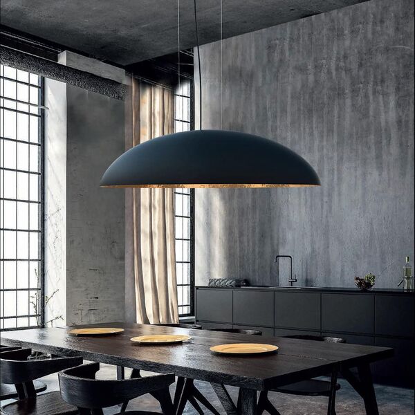Lampa wisząca Nowodvorski Loftowa lampa wisząca Canoe 7926 czarna nad łóżko do sypialni 10360264 5903139792691