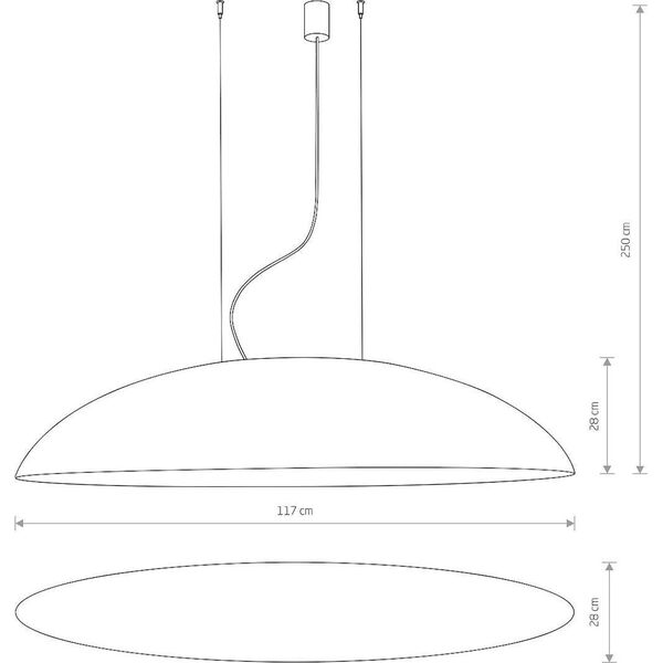 Lampa wisząca Nowodvorski Loftowa lampa wisząca Canoe 7926 czarna nad łóżko do sypialni 10360264 5903139792691