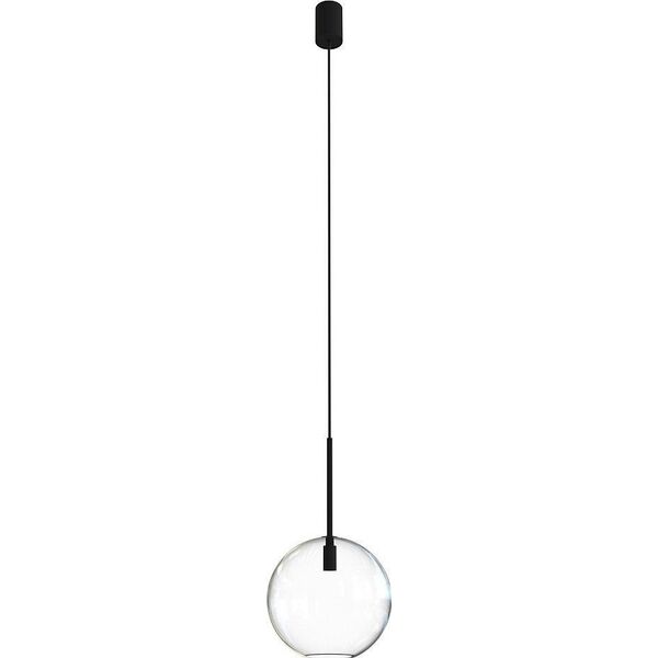 Lampa wisząca Nowodvorski Skandynawska lampa wisząca Sphere 7848 salonowy zwis szklany czarny 10360288 5903139784894