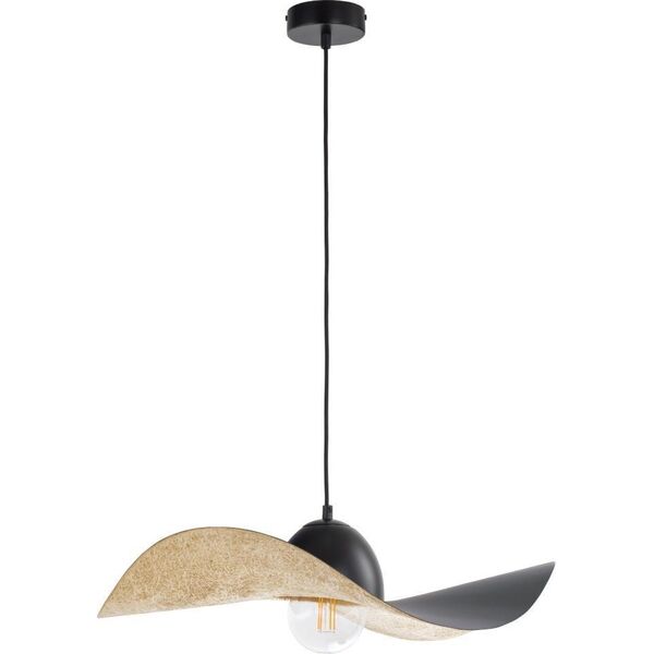 Lampa wisząca Sigma Metalowy zwis KAPELLO czarna lampa wisząca nad stół w jadalni 10360301 5907554419034