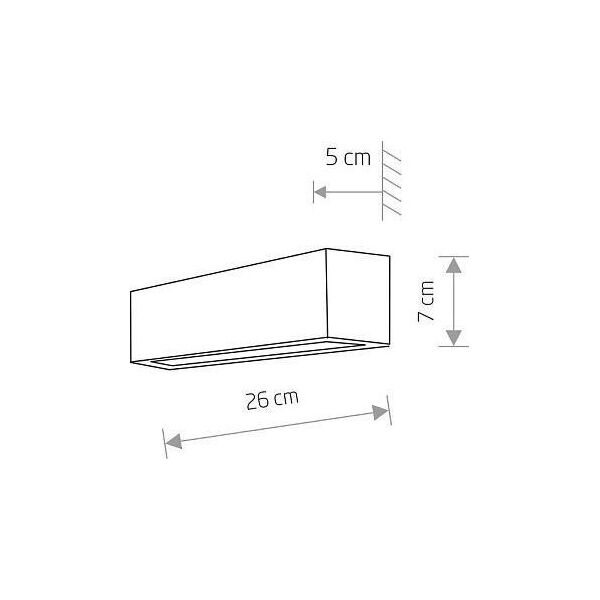 Kinkiet Nowodvorski Czarna lampa nad lustro STRAIGHT WALL 7601 kinkiet ścienna belka 10360768 5903139760195