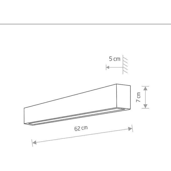 Kinkiet Nowodvorski Lampa ścienna nad lutro STRAIGHT WALL 7596 czarny kinkiet belka 10360775 5903139759694