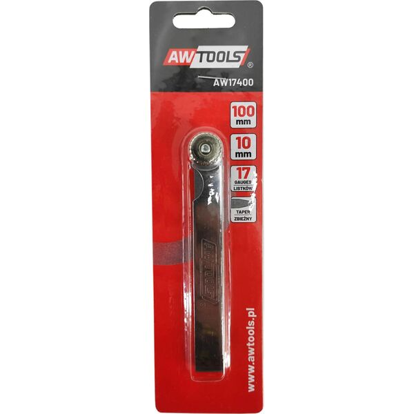 AWTools AWTOOLS SZCZELINOMIERZ 100mm 17 LISTKÓW 0.02-1.0mm ZBIEŻNY 10362348 5903678604615