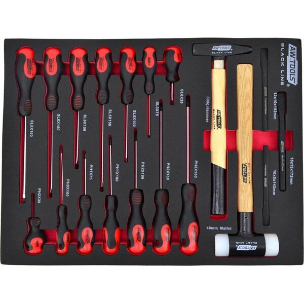 Wózek narzędziowy AWTools 6 szuflad z wyposażeniem (AW15100) 10362821 5903678608811