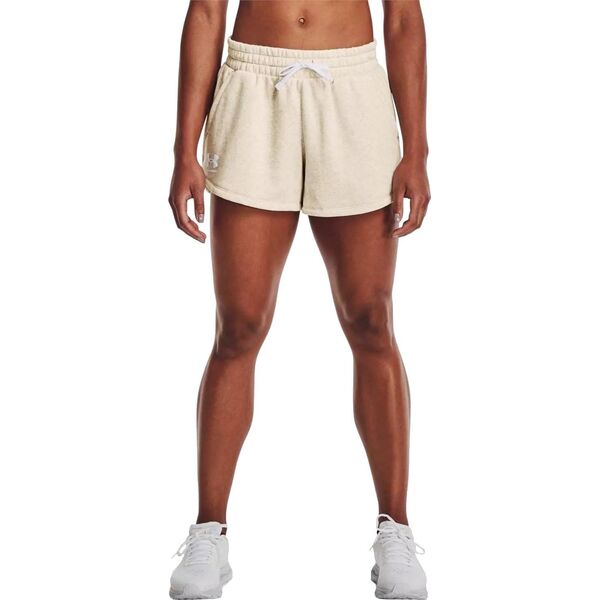 Under Armour Under Armour Rival Fleece Short 1369858-783 Beżowe XS 10368887 195252401184