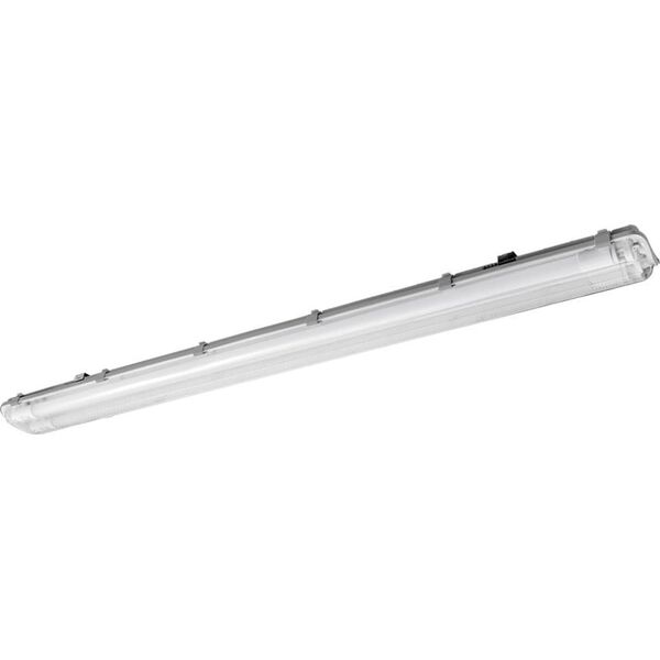 GTV Oprawa hermetyczna G13 G-TECH pod 2 świetlówki LED 1200mm 236 T8 LED-J IP65 ABS/PS szara GT-HER2X36-00 10375801 5902801250002