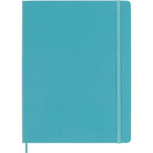 Moleskine Notes MOLESKINE Classic XL (19x25 cm) w linie, twarda oprawa, reef blue, 192 strony, niebieski 10383921 8058341716076
