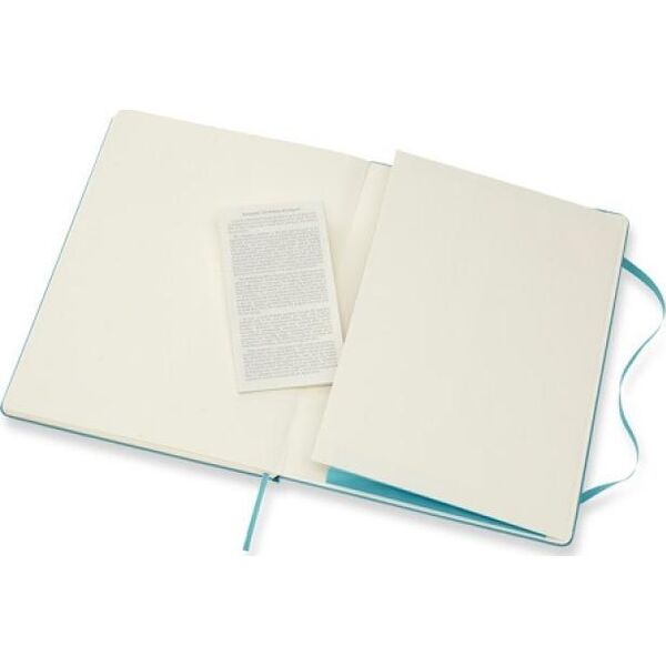 Moleskine Notes MOLESKINE Classic XL (19x25 cm) w linie, twarda oprawa, reef blue, 192 strony, niebieski 10383921 8058341716076