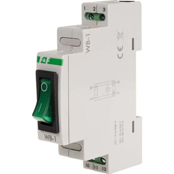 F&F Przełącznik dwupozycyjny WB-1G 10395094 5908312599937