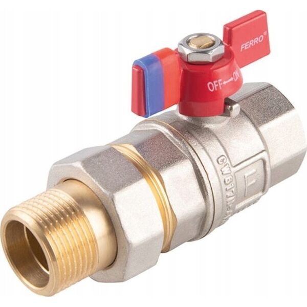 Ferro KFPS3 ZAWÓR KUL. WODNY MOTYL 1'' NAKR-WKR ŚRUBUNEK, F-POWER 10587631 5902194992497