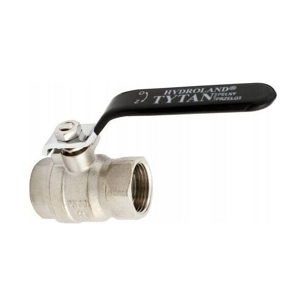 Hydroland ZAWÓR KULOWY WODNY 1/2" TYTAN RĄCZKA W/W // ZKW-15-WW-R-H-TYTAN 10587967 5900308733738