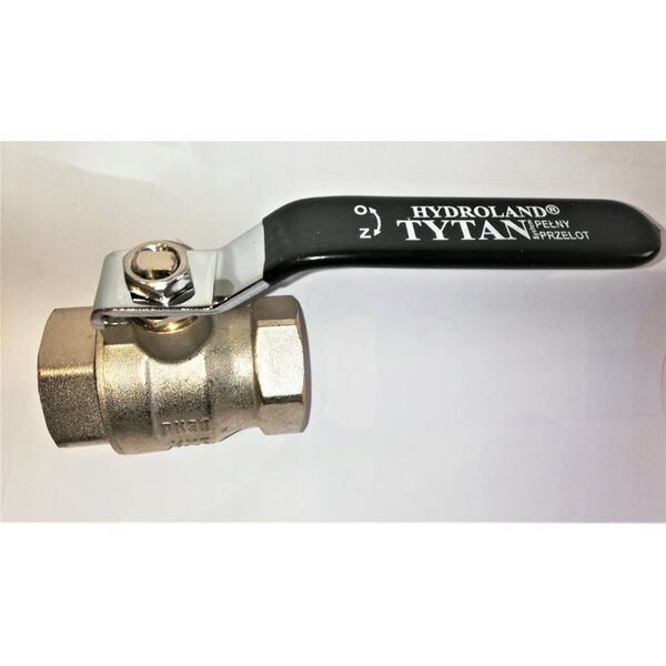 Hydroland ZAWÓR KULOWY WODNY 1/2" TYTAN RĄCZKA W/W // ZKW-15-WW-R-H-TYTAN 10587967 5900308733738