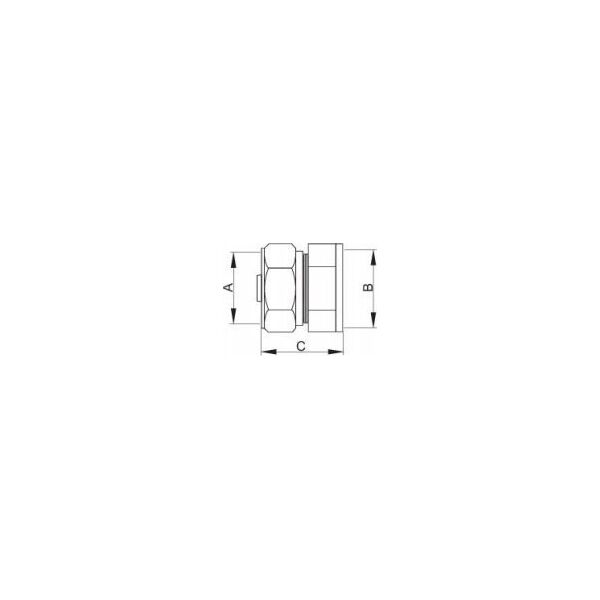Hydroland PEX.Z.GW16X1/2 ZŁĄCZKA GW 16X1/2 PEX SKRĘCANA // PX-R.MG.16X1/2 10589993 5900308748244