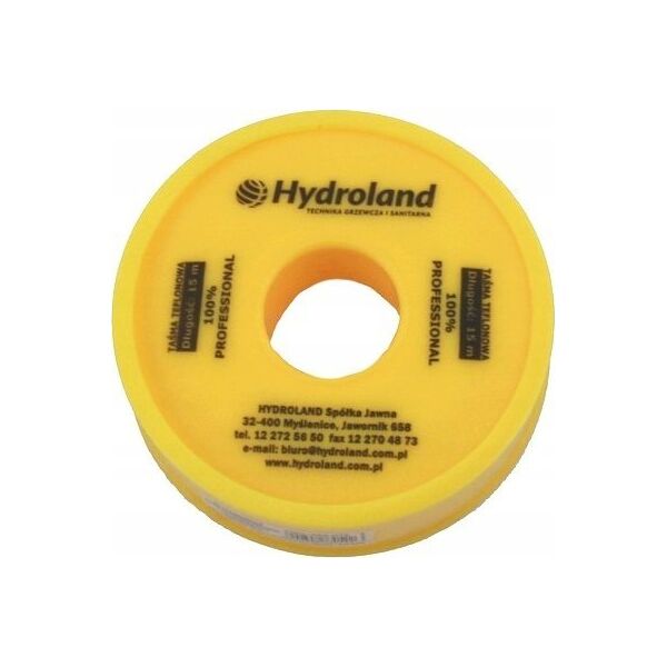 Hydroland TAŚMA TEFLON.GAZOWA 19MM X15MX0.20MM // A.TEFLON.G.19X15 10590047 5900308730522
