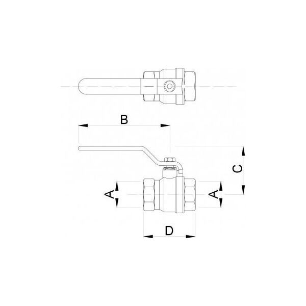 Tytan ZAWÓR KULOWY WODNY 6/4" TYTAN RĄCZKA W/W // ZKW-40-WW-R-H-TYTAN 10598988 5900308733776