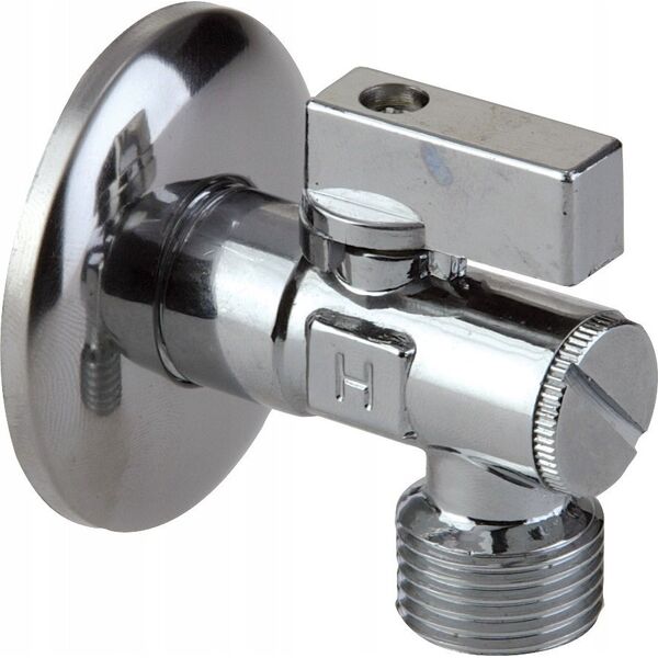 Hydroland ZAWÓR KĄT.KUL.1/2"-3/4" Z FILTREM I ROZETĄ H. // ZK.1/2-3/4.I.F.R 10598997 5900308751183