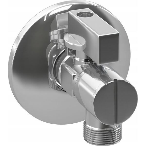 Hydroland ZAWÓR KĄT.KUL.1/2"-3/4" Z FILTREM I ROZETĄ H. // ZK.1/2-3/4.I.F.R 10598997 5900308751183