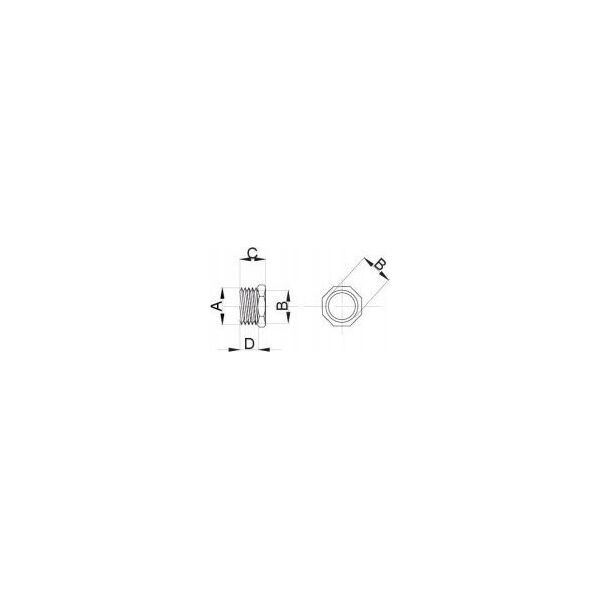 Hydroland REDUKCJA MOSIĘŻNA 3/4X1/2 GZ/GW HYDROLAND // ŁM.RED 3/4X1/2.H 10599738 5900308733219